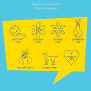 Fresh Monster Natural Deodorant for Kids and Teens I Aluminum-Free, Paraben-Free and Hypoallergenic I Dermatologist Tested...
