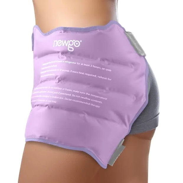 NEWGO Bundle of Gel Eye Mask and Hip Ice Pack Purple - Product Image