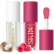 LANGMANNI Moisturizing Lip Oil,No-Sticky Lip Gloss Lip Balm Lip Care,Fruit Flavoured Lip Oil For Dry Lip's Moisturizing Hy...