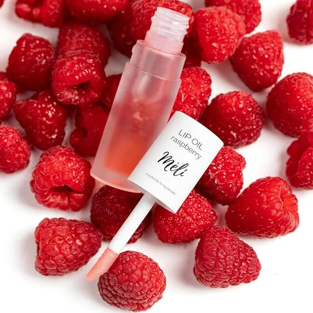MÈLI Organic Lip Oil with Hyaluronic Acid | Clear Non-Sticky, Natural Lip Gloss, Moisturizing, Revitalizing and Rejuvenati...