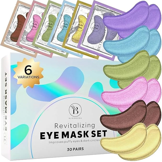 Variety Under Eye Patches (30 Pairs) Under Eye Patches for Dark Circles and Puffy Eyes, Under Eye Mask, Eye Care, Puffy Ey...