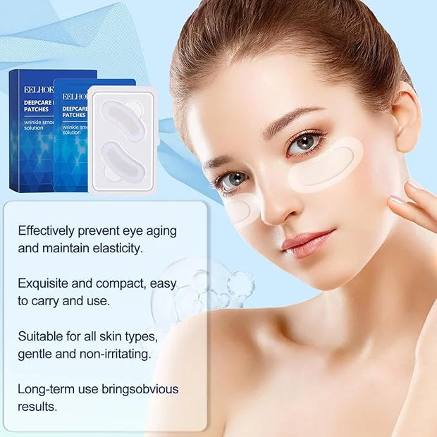 12 Picecs Malora Microglow Eye Patches,Hyaluronic Patchess for Under,Malora Under EyePatches for Wrinkles,Reduces Puffines...