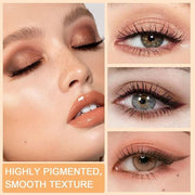 9 Colors Colorful Eyeshadow Palette Makeup,Rose Gold Brown Nude Matte Shimmer Neutral Eye Shadow Powder Palette,Highly Pig...
