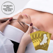 50 Pairs Eyelash Extension Gel Patches Kit, Lash Extension Lint Free Under Hydrogel Eye Mask Pads Beauty Tool with Case (G...