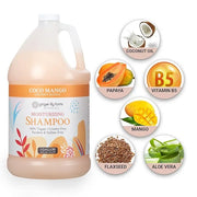 Ginger Lily Farms Botanicals Moisturizing Shampoo for All Hair Types, Coco Mango, 100% Vegan & Cruelty-Free, Coconut Mango...