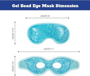 USA Merchant - 2PCs Cold & Hot Eye Therapy Mask, Cooling Eye Mask for Dry Eyes, Headaches, Eye Stress, Dark Cicles, Reusab...