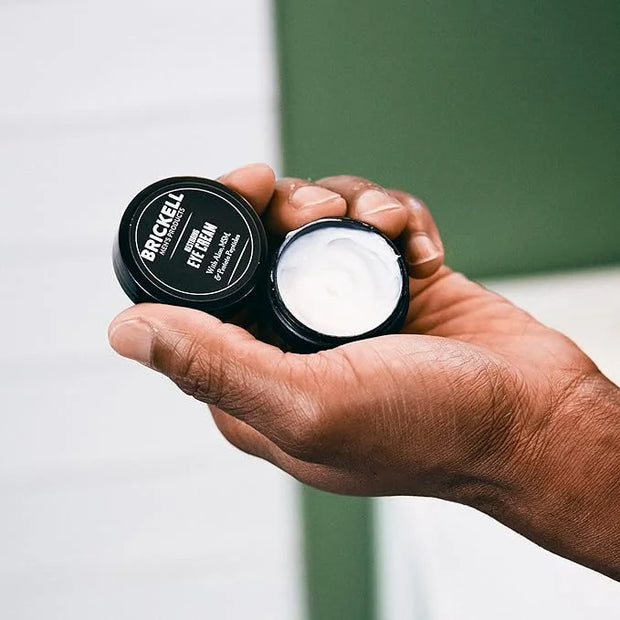 Brickell Men's Ultimate Anti-Aging Routine, Anti-Wrinkle, Night Face Cream and Eye Cream to Reduce Puffiness, Wrinkles, Da...