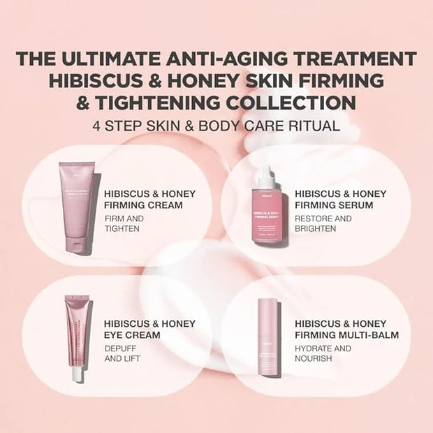Hibiscus and Honey Eye Firming Cream and Multi Balm Bundle | Hibiscus and Honey Eye Firming Cream and Multi Stick Balm For...