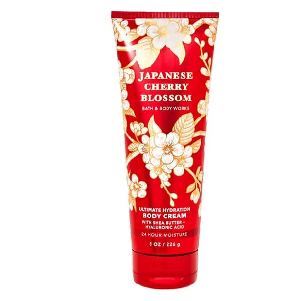 Bath & Body Works, Signature Collection Ultra Shea Body Cream, Japanese Cherry Blossom, 8 Ounce - Product Image