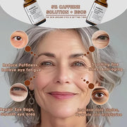 Caffeine Solution 5% + EGCG For Dark Circles & Puffiness, 30ML Anti Aging Under Eye Serum For Eye Bags, Fine Lines, Moistu...