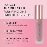 Women's Forget The Filler Lip Plumper Line Gloss, Velvet, Pink, 0.11 Fl Oz (Pack of 1) - Product Image
