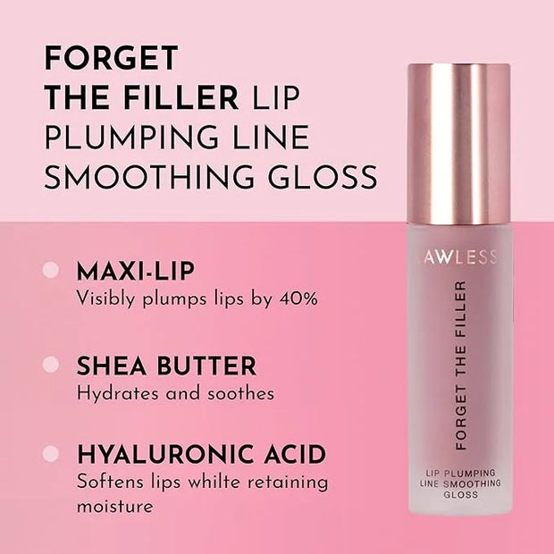 Women's Forget The Filler Lip Plumper Line Gloss, Velvet, Pink, 0.11 Fl Oz (Pack of 1) - Product Image