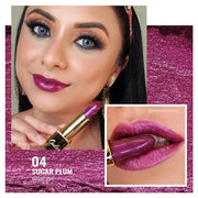 Oulac Purple Lipstick for Women with Metallic 3D Shine Lightweight Hydrating Formula, High Impact Lip Color, Vegan Beauty,...