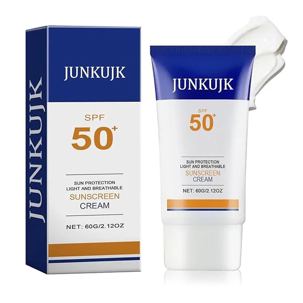 Face Sunscreen SPF 50+ PA+++,No Sticky Tinted Sunscreen for Face,Lightweight Long Lasting Travel Size Sunscreen Cream,Wate...