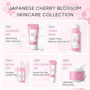 Skincare Set Japan Sakura Skin Care Set - Skincare Kits Gifts for Teen Girls, Travel Kit for Women Skin Care Routine Kit: ...