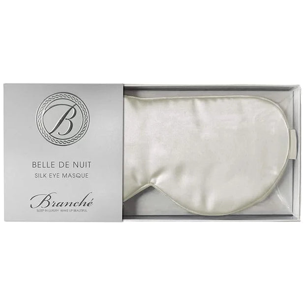 Branche Beauty Belle De Nuit Sleep Mask - Silk Eye Mask 6A Silk 22 Momme Eye Cover Sleepover Shade Blindfold Mask for Luxu...