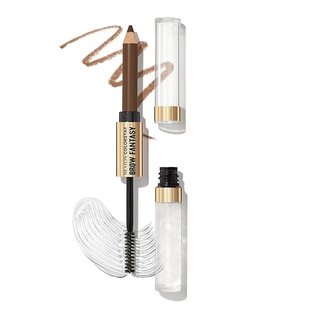 Revlon ColorStay Brow Fantasy, All In One Eyebrow Powder Pencil with Shaping Clear Gel, Gel Infused with Panthenol, Smudge...