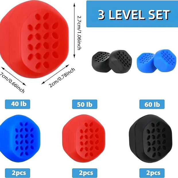 Jaw Exerciser for Men & Women 3 Resistance (6 PCS) - Product Image