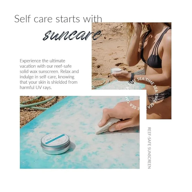 Reef Safe Sunscreen SPF 50 Mineral Face Balm, Hawaii & Mexico Approved, Biodegradable, Zinc, Allantoin, Oxybenzone & Octin...