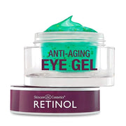 Retinol Vitamin A Eye Gel - Anti-Aging, Reduces Puffiness & Dark Circles, Restores Elasticity, 15ml - Product Image