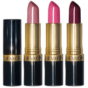 Revlon Super Lustrous 3-Piece Lipstick Gift Set, High Impact, Moisturizing, Cream Finish, 764 On The Mauve, 778 Pink Promi...