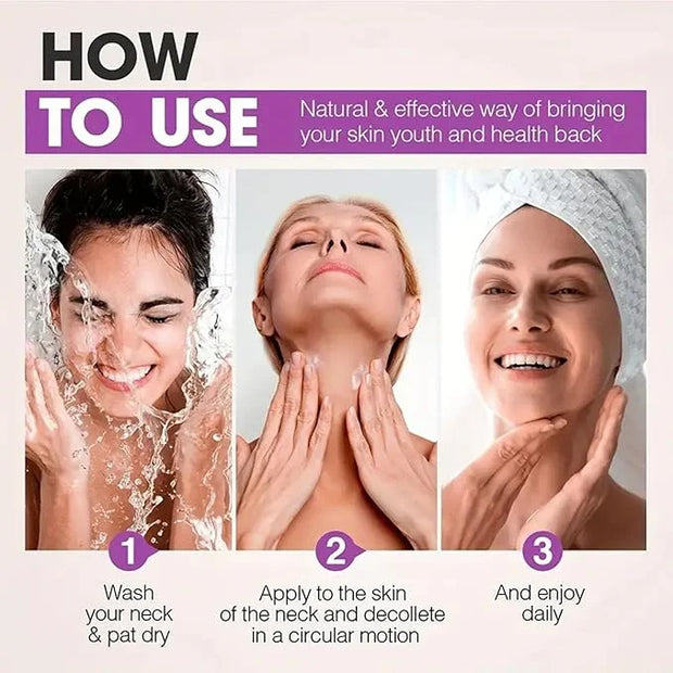 Collagen Face & Neck Tightening Cream,Neck Firming Cream for Reduce Double Chin Neck Firming and Lifting Anti Wrinkle Neck...