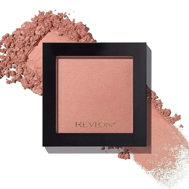 Revlon Powder Blush Face Makeup, High Impact Buildable Color, Lightweight & Smooth Finish, 006 Naughty Nude, 0.17 oz - Pro...