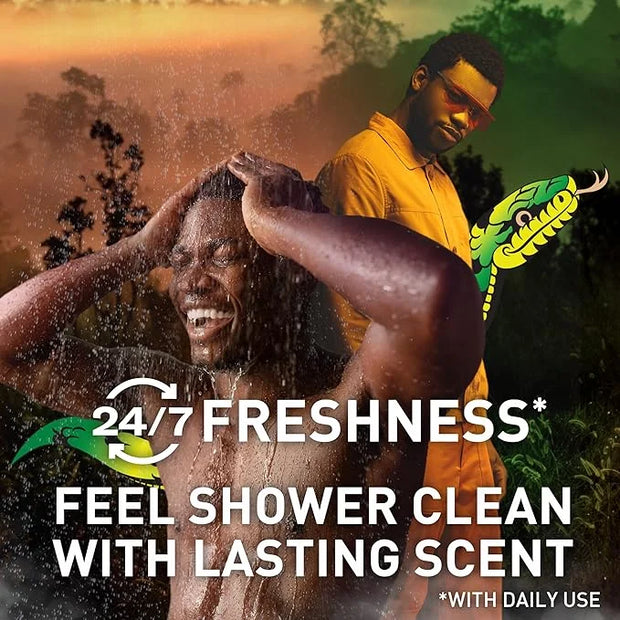 Old Spice Cleansing Body Wash for Men, 3X Defense, 24/7 Shower Fresh with Lasting Scent, 2-in-1 Body & Face Wash, MambaKin...