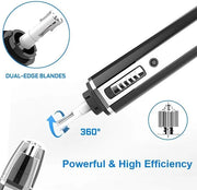 Nose Hair Trimmer for Women and Men, 4-in-1 Facial Hair Removal Trimmer Professional Eyebrow & Facial Hair Trimmer, Rechar...