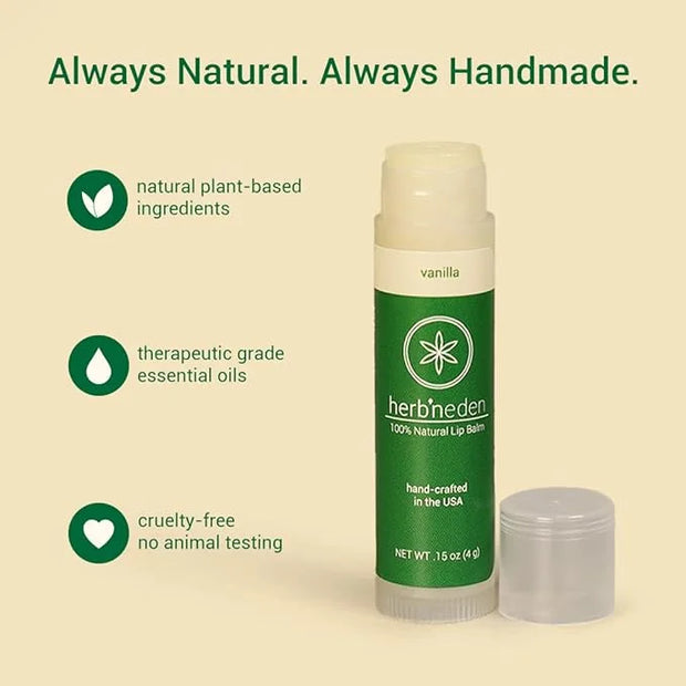 Herb’N Eden Vanilla Lip Balm Pack