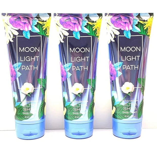 Bath & Body Works Moonlight Path Ultra Shea Body Cream Pack of 3 - Product Image