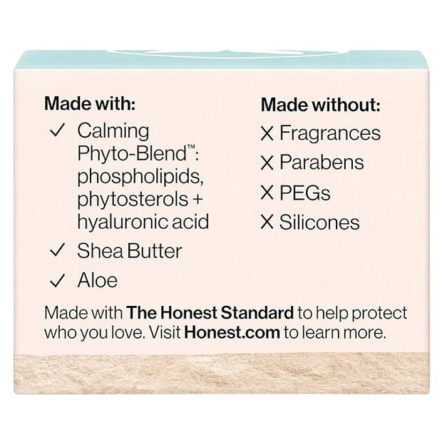 Honest Beauty Sensitive Skin Calm + Renew Eye Balm | Moisturizing + Firming | Hypoallergenic, Fragrance Free, Vegan | 0.5 ...