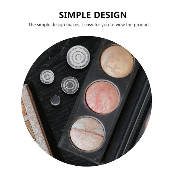 Lurrose 22pcs Empty Metal Pans Tin Palette Eyeshadow