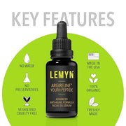 Argireline Youth Peptide Face Oil Serum | Anti-Aging, Hydrating, and Firming | Freshly Made Skincare | 15ml - Product Image