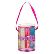 Expressions 8pc Roller-Ball Glitter Lip Gloss Set, 8 Assorted Fruit Flavored Roll On Rollerball Lip Gloss for Kids, Safe, ...
