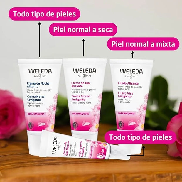 Weleda Wild Rose Smoothing Eye Cream, 0.34 Oz, 0.34 Ounces - Product Image