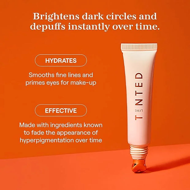 Live Tinted Superhue Brightening Eye Cream - Instantly Refreshes and Brightens - Hydrating & Soothing - Cooling Applicator...