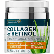 NUVADERMIS Collagen & Retinol Face Moisturizer - Anti Aging & Anti Wrinkle - Sensitive Skin Safe Daily Hydrating Skin Care...