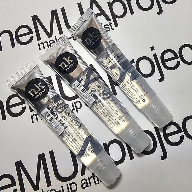 3 Pack Bundle of Clear Lip Gels - Hydrating Lip Glosses to nourish your lips with Vitamin E, Super Glossy and Thick. - Pro...