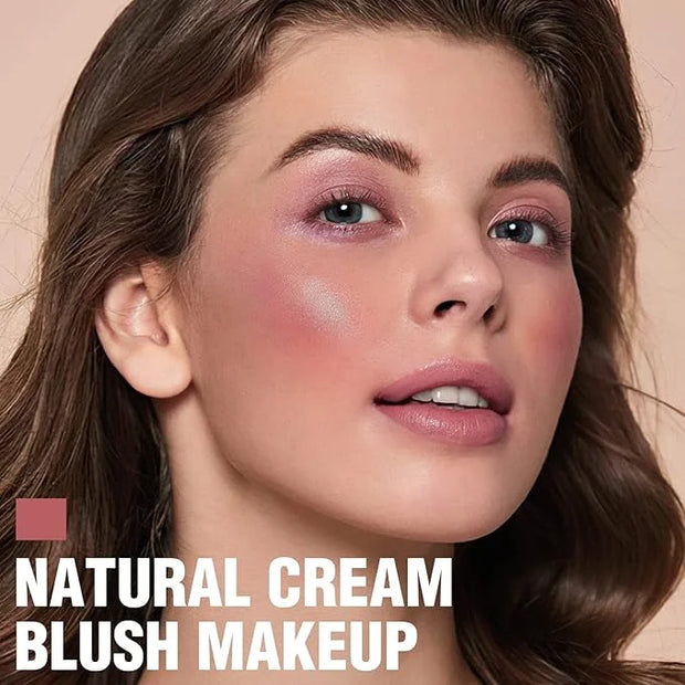 FOCALLURE Cream Blush Makeup,Buildable Blush Stick for Cheeks,Matte and Dewy Finish,Long Wearing,Easy Application,Lightwei...
