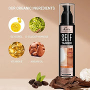 Self Tanner Natural Self Tanning Lotion - -Sunless Tanning Lotion for Face, Body, and Legs, Gradual Tan Moisturizer for Fa...