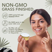 New & Unique Beef Tallow for Skin - Whipped Tallow Balm for Face Body-No Filler Oil or Honey. Moisturizer for Acne Eczema ...