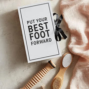 Santa Barbara Design Studio Body & Beauty Gift Set Pure Design Cardboard Book Gift Box, 2-Pieces, Best Foot Forward- Foot ...