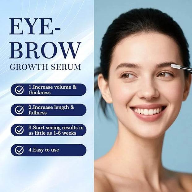 Eyebrow Serum,Eyebrow Growth Serum Advanced Formula for Boost Longer, Fuller, and Thicker Brows Lashes - Product Image