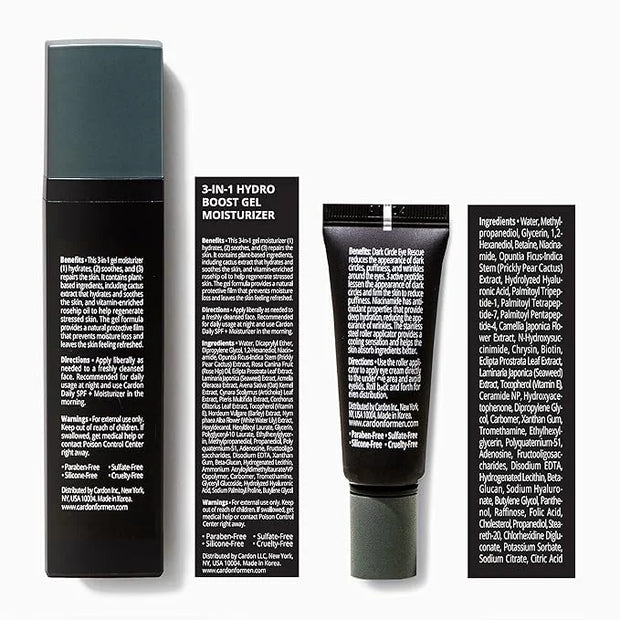 Limited Edition Men's Skincare Gift Set, Cardon Anti-Aging Korean Skincare Routine, Cactus-based, All Skin Types, Face Was...