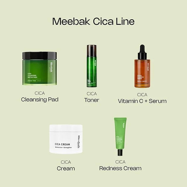 Meebak Cica Cream | Daily Repair Moisturizer with Niacinamide, Ceramide, & Retinol | Deep Hydration & Soothing | Locks in ...