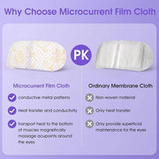 14Packs Microcurrent Heated Eye Mask for Dry Eye, Sleep Steam Eye Masks Disposable Self Heating for Warm Compress Dark Cir...