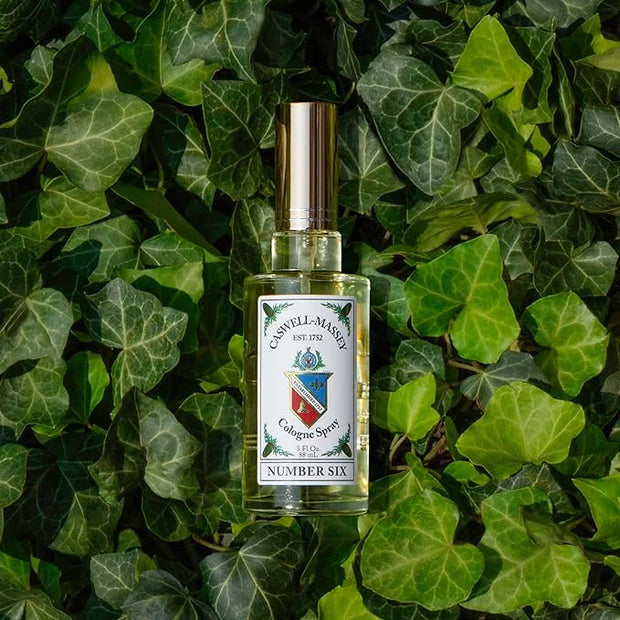Caswell-Massey Number Six Gold Cap Cologne, Men’s Cologne with Sophisticated Top Notes of Bergamot, Rosemary & White Narci...