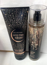 Bath & Body Works - Into the Night - Fine Fragrance Mist and Ultra Shea Body Cream - Full Size (Packaging Varies) - Produc...