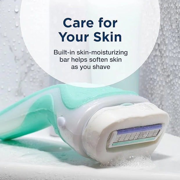 INTUITION Schick Refill, Razors for Women Sensitive Skin | Intuition Razor Blades Refill with Organic Aloe, Razor Refills ...